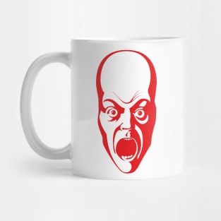 Crazy white alien Mug